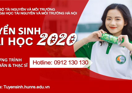 Tuyển sinh Đại học 2020: Đại học Tài nguyên và Môi trường Hà Nội mở 05 ngành học mới